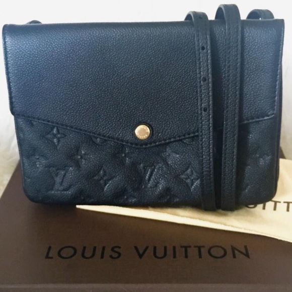 Louis Vuitton Handbags - 💎✨ BEAUTIFUL ✨💎 RARE BLACK NOIR CROSSBODY TWICE LOUIS VUITTON W/RECEIPT